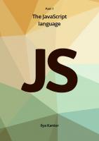 The Modern JavaScript Tutorial - Part I. The JavaScript Language [1]