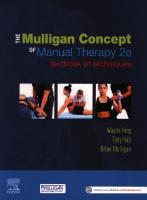 The Mulligan concept of manual therapy [2 ed.]
