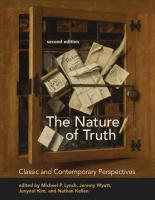 The Nature of Truth, second edition: Classic and Contemporary Perspectives [2 ed.]
 0262542064, 9780262542067