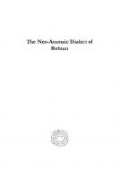 The Neo-Aramaic Dialect of Bohtan
 9781463217327