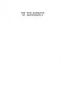 The New Elements of Mathematics: Volume 4 Mathematical Philosophy [Reprint 2011 ed.]
 9783110805888, 9789027930453