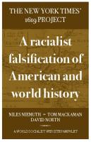 The New York Times’ 1619 Project: A racialist falsification of American and world history