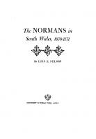The Normans in South Wales, 1070–1171
 9780292781054