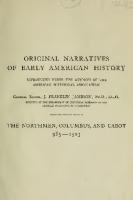The Northmen, Columbus, and Cabot 985-1503