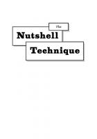 The Nutshell Technique: Crack the Secret of Successful Screenwriting
 9781477308653