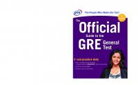 The Official Guide to the GRE General Test, Third Edition [3° ed.]
 9781259862410, 1259862410