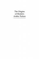 The Origins of Modern Arabic Fiction
 9781685858186