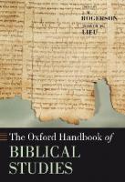 The Oxford Handbook of Biblical Studies
 9780199254255, 0199254257