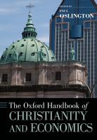 The Oxford Handbook of Christianity and Economics
 9780199729715, 0199729719