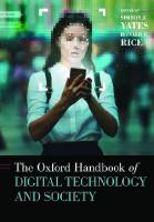 The Oxford Handbook of Digital Technology and Society
 9780190932596, 0190932597