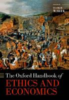The Oxford Handbook of Ethics and Economics
 9780198793991, 0198793995