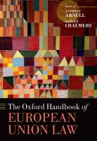 The Oxford Handbook of European Union Law
 9780199672646, 0199672644