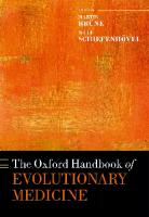 The Oxford Handbook of Evolutionary Medicine
 9780198789666, 0198789661