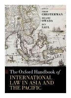 The Oxford Handbook of International Law in Asia and the Pacific
 0198793855, 9780198793854