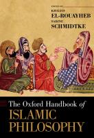 The Oxford Handbook of Islamic Philosophy
 9780199917389, 0199917388