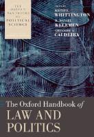 The Oxford Handbook of Law and Politics
 9780199208425, 0199208425