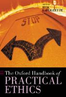 The Oxford Handbook of Practical Ethics
 0198241054, 9780198241058