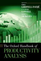 The Oxford Handbook of Productivity Analysis (Oxford Handbooks)
 0190226714, 9780190226718