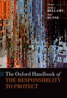 The Oxford Handbook of the Responsibility to Protect
 9780198753841, 0198753845