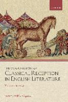The Oxford History of Classical Reception in English Literature: Volume 1: 800-1558
 019958723X, 9780199587230