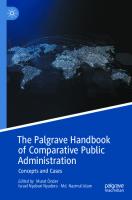 The Palgrave Handbook of Comparative Public Administration: Concepts and Cases
 9811912076, 9789811912078