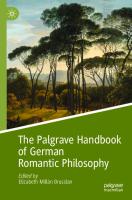 The Palgrave Handbook of German Romantic Philosophy
 3030535665, 9783030535667