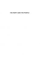 The Party and the People: Chinese Politics in the 21st Century
 9780691216966
