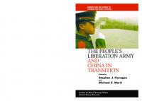 The People's Liberation Army and China in transition
 9781410217745, 1410217744