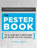 The Pester Book: The All-in-One Guide to Understanding and Writing Tests for PowerShell