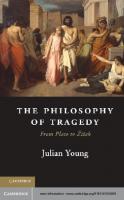 The Philosophy of Tragedy: From Plato to Žižek
 1107025052, 9781107025059
