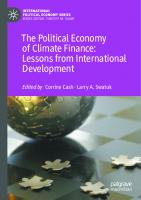 The Political Economy of Climate Finance: Lessons from International Development (International Political Economy Series)
 3031126181, 9783031126185