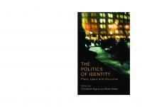 The politics of identity: Place, space and discourse
 9781526110268