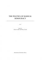 The Politics of Radical Democracy
 0748633995, 9780748633999