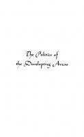 The Politics of the Developing Areas
 9781400866977