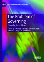 The Problem of Governing: Essays for Richard Rose (Executive Politics and Governance)
 3031408160, 9783031408168