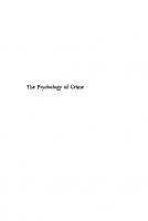 The Psychology of Crime
 9780231896696