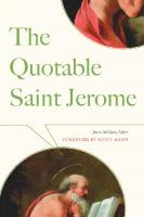 The Quotable Saint Jerome
 0813233216, 9780813233215