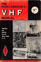 The radio amateur’s VHF manual : a manual of amateur radio communication on the frequencies above 50 megacycles [11th ed.]