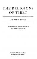 The Religions of Tibet
 0520038568