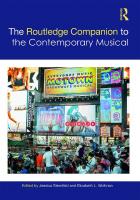 The Routledge Companion to the Contemporary Musical
 1138684619, 9781138684614