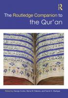 The Routledge Companion to the Qur'an (Routledge Religion Companions) [1 ed.]
 0415709504, 9780415709507