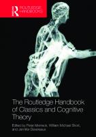 The Routledge Handbook of Classics and Cognitive Theory
 9781138913523, 9781315691398
