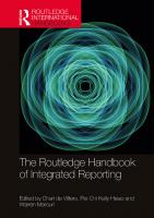 The Routledge Handbook of Integrated Reporting
 2020003512, 2020003513, 9780367233853, 9780429279621