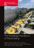The Routledge Handbook of Placemaking
 0367220512, 9780367220518
