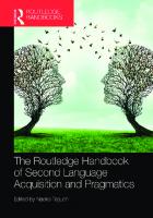 The Routledge Handbook of Second Language Acquisition and Pragmatics [First Edition]
 0815349769, 9780815349761