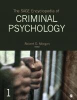 The SAGE Encyclopedia of Criminal Psychology
 1483392260, 9781483392264
