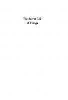 The Secret Life of Things: Animals, Objects, and It-narratives in Eighteenth-century England
 1611485576