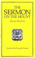 The Sermon on the Mount
 0225663996