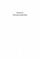 The Sermons of John Donne: Volume 6 [Reprint 2020 ed.]
 9780520346291