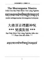 The Shurangama Mantra